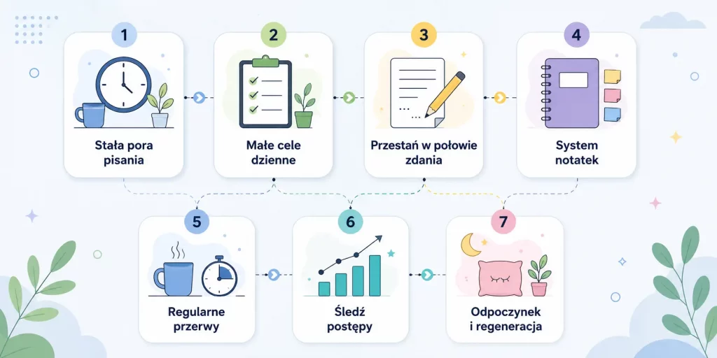 Siedem nawyków skutecznego pisania długiej pracy. 