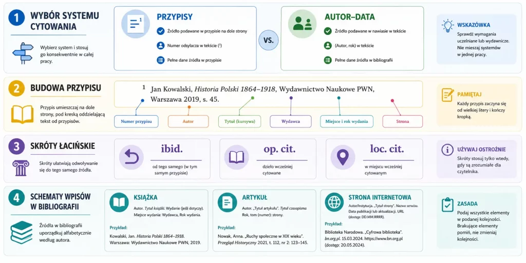 Aparat naukowy krok po kroku – od systemu do bibliografii.