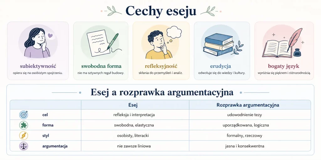 Jak napisać dobry esej – cechy, budowa i język.