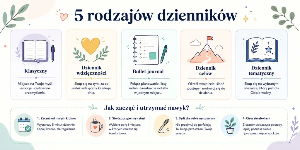 Journaling – jak prowadzić dziennik krok po kroku.