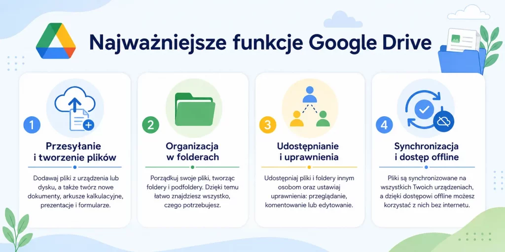 Dysk Google – jak korzystać z dysku w chmurze.