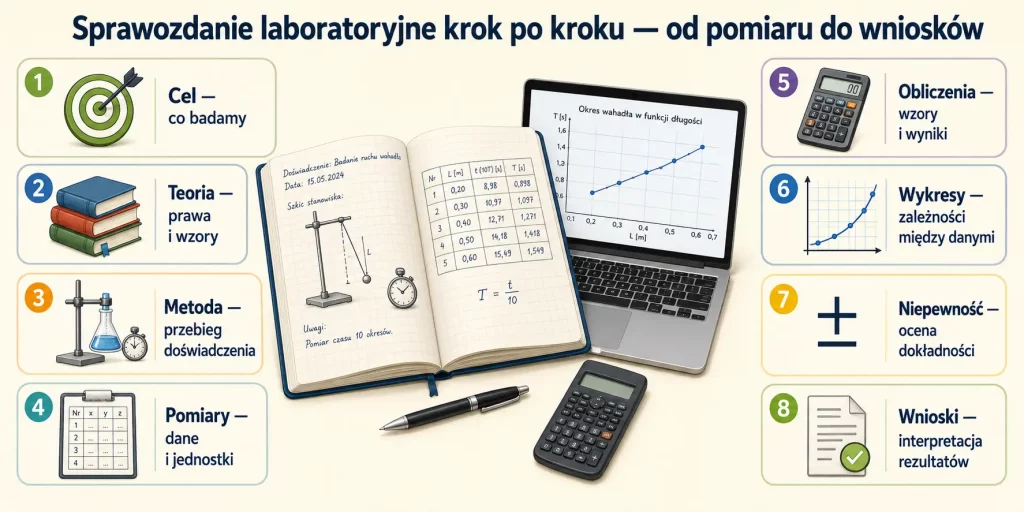 Sprawozdanie laboratoryjne krok po kroku — od pomiaru do wniosków