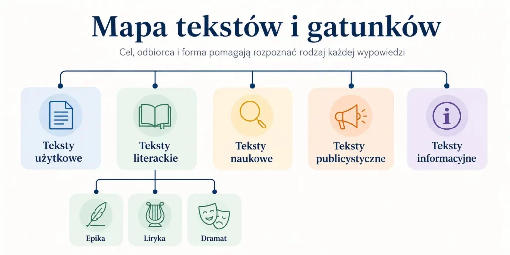 Mapa tekstów i gatunków