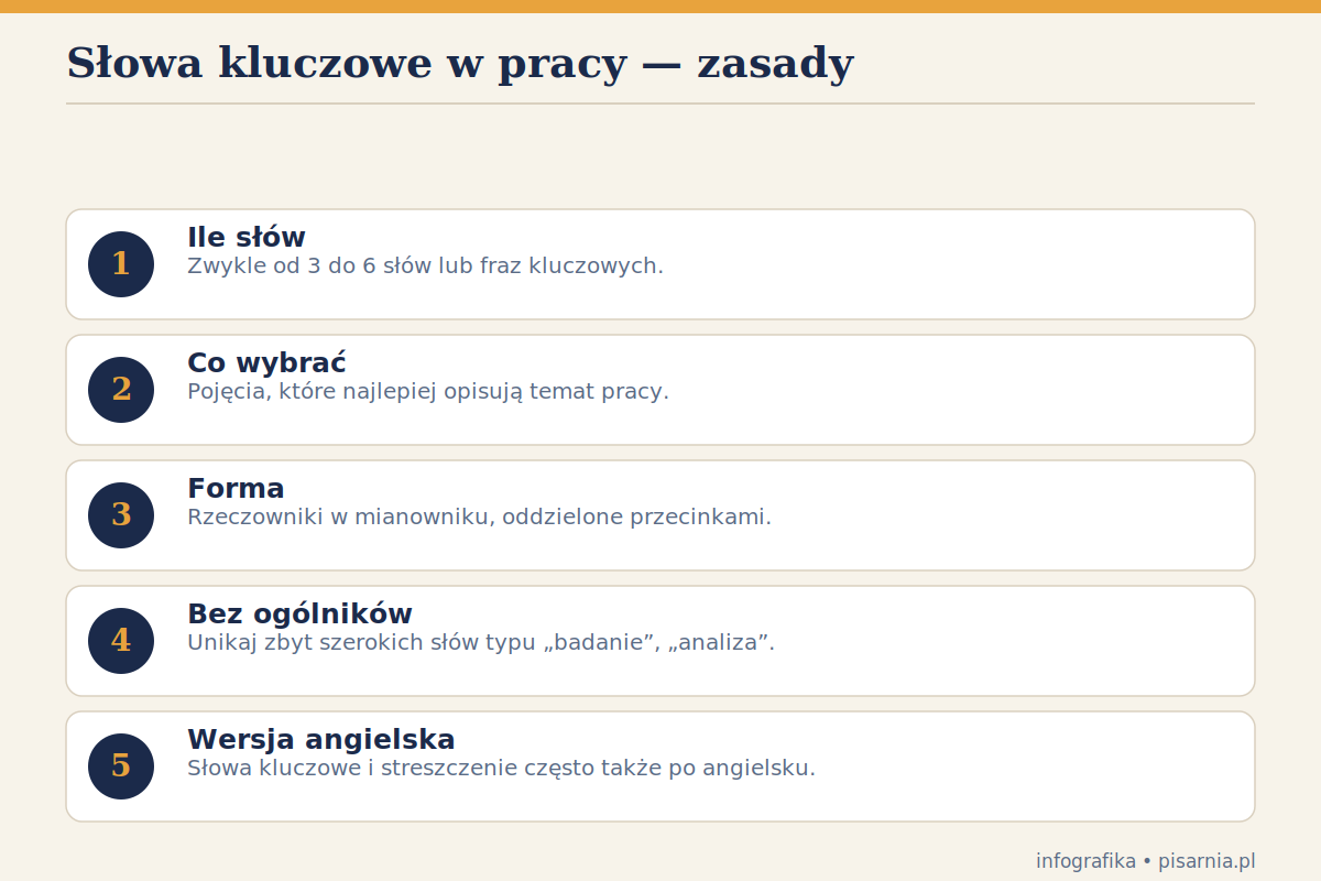 Tytuł, abstrakt i słowa kluczowe — infografika