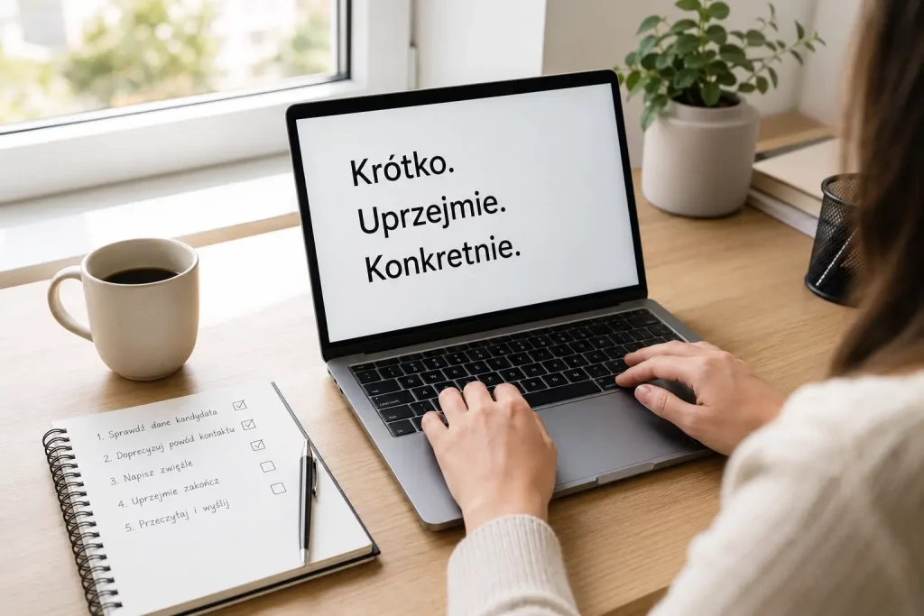 Podziękowanie po rozmowie kwalifikacyjnej — kiedy wysłać e-mail i co napisać