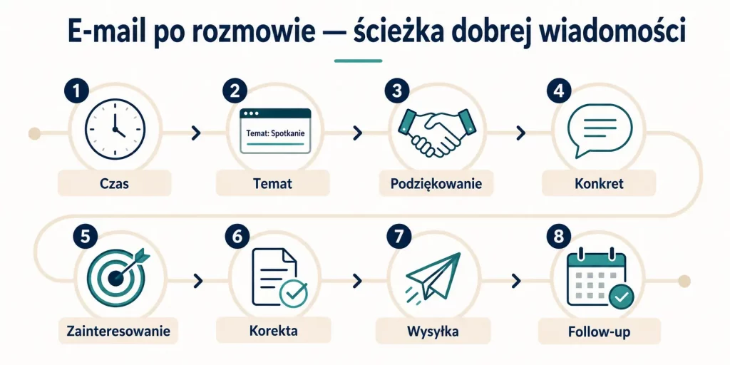 Podziękowanie po rozmowie kwalifikacyjnej — kiedy wysłać e-mail i co napisać