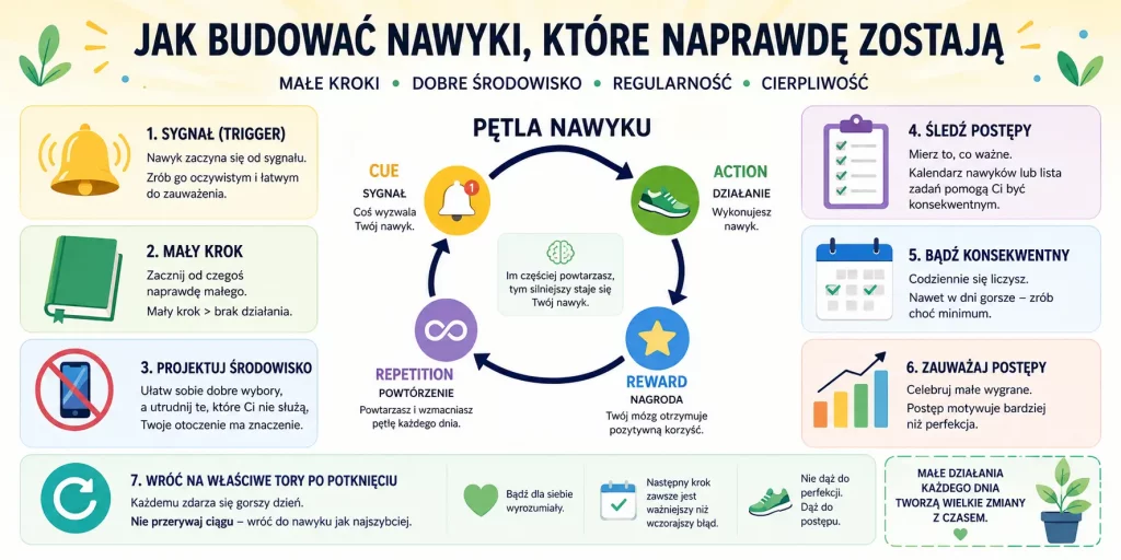 Jak budować nawyki, które naprawdę zostają — praktyczny system na 2026 rok