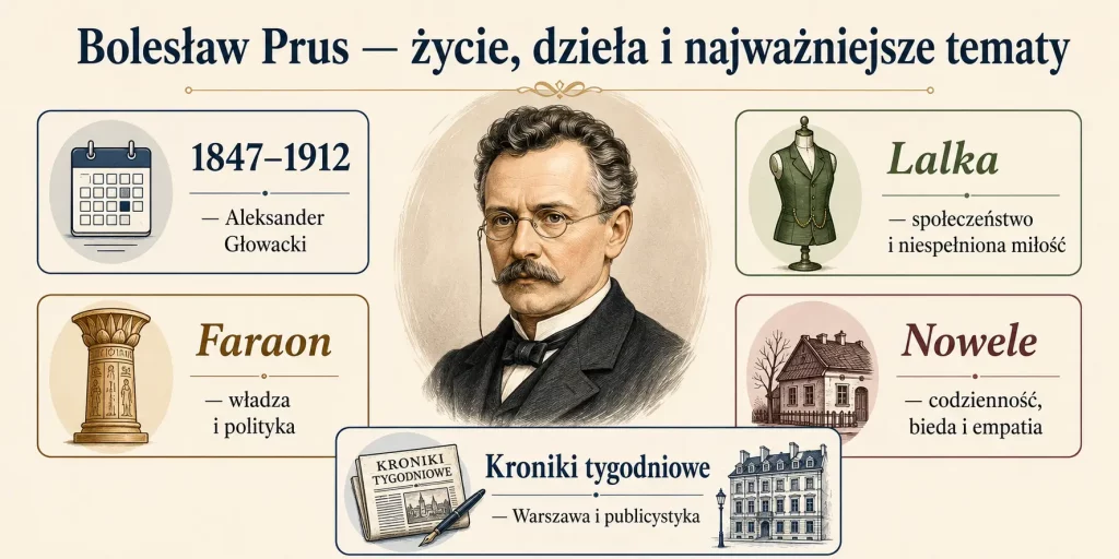 Bolesław Prus — życie, dzieła i najważniejsze tematy