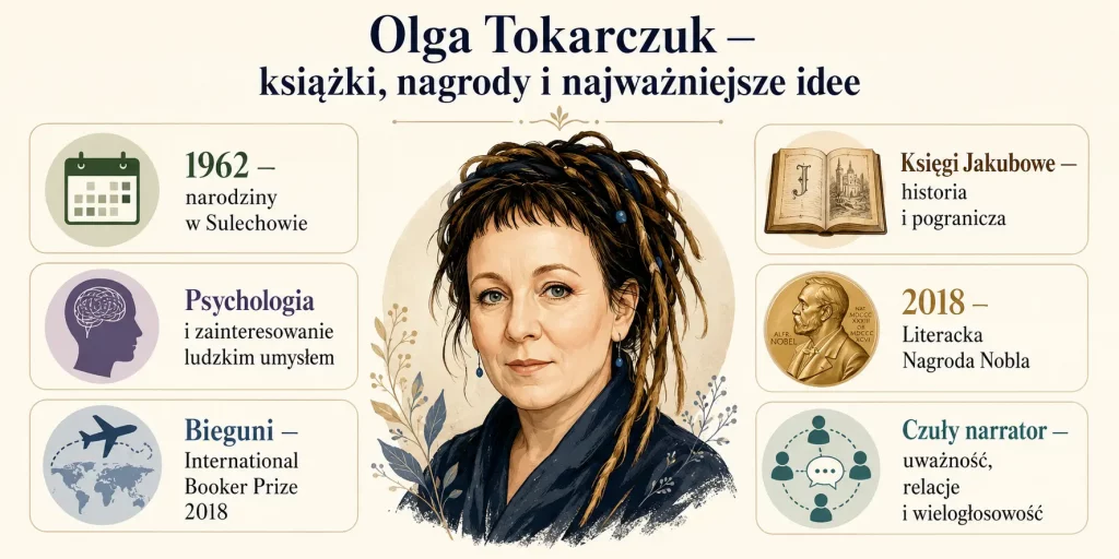 Olga Tokarczuk — książki, nagrody i najważniejsze idee