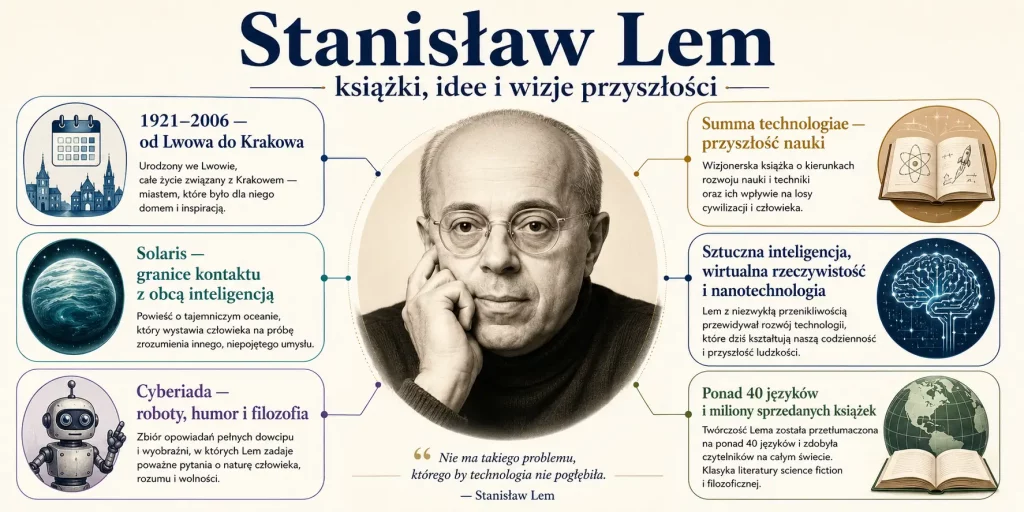 Stanisław Lem — książki, idee i wizje przyszłości