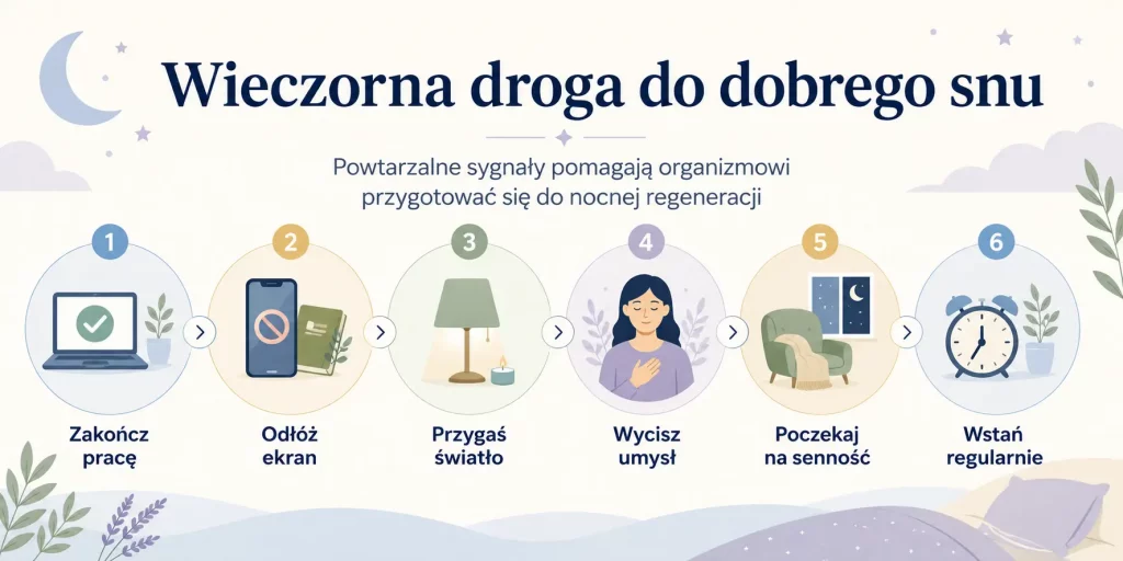 Wieczorna droga do dobrego snu