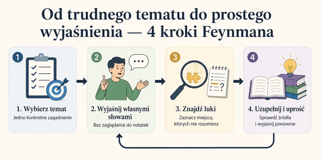 Metoda Feynmana — ucz się tak, jakbyś miał to komuś wytłumaczyć