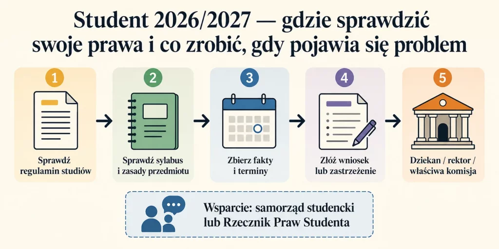 Prawa i obowiązki studenta — regulamin studiów bez prawniczego żargonu