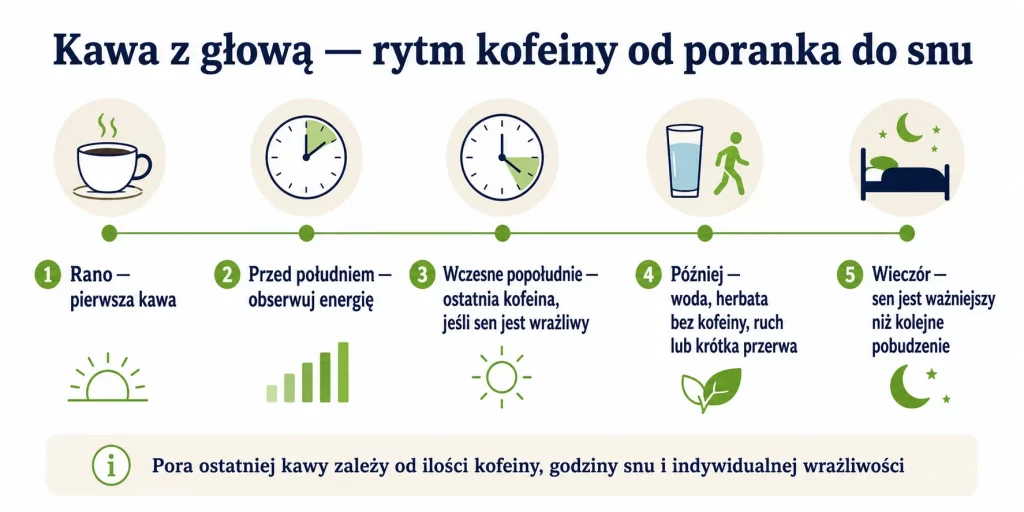 Kofeina — ile kawy dziennie ma sens i kiedy przestaje działać