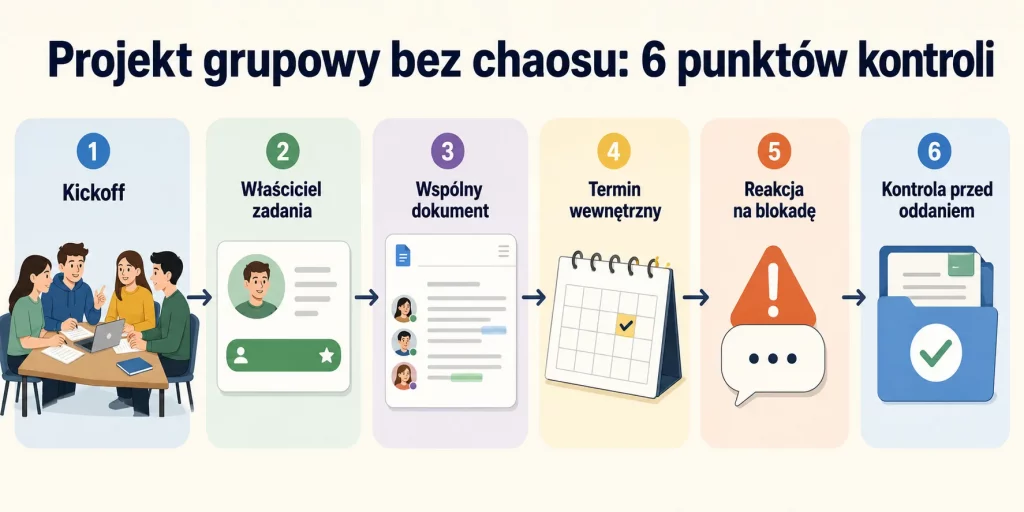Projekt grupowy — jak przeżyć pracę zespołową na studiach