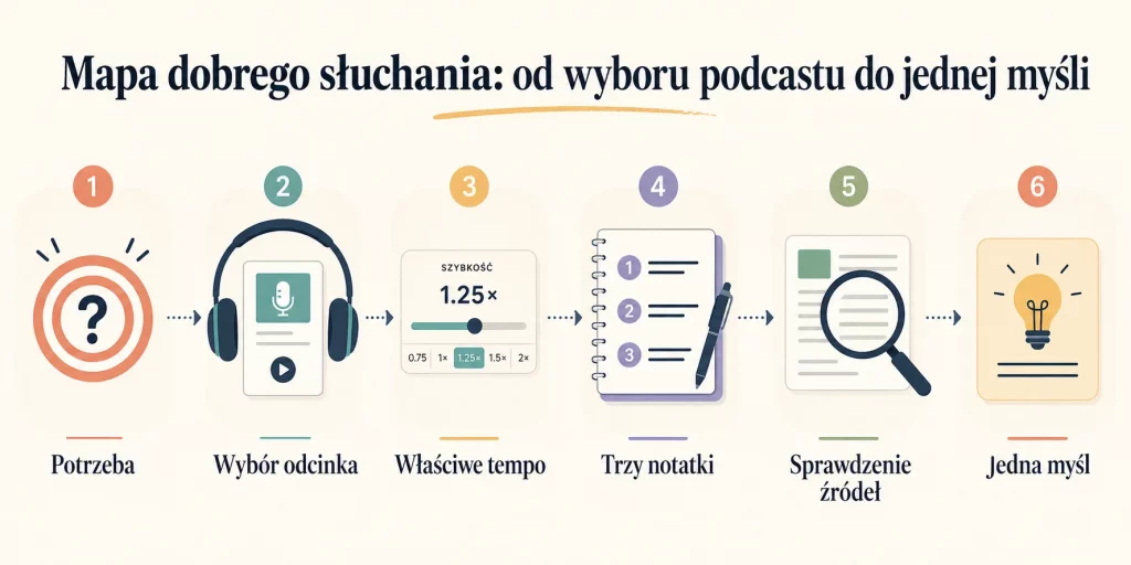Polskie podcasty, które warto znać — subiektywna mapa 2026