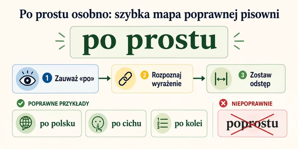 Po prostu czy poprostu? Po prostu — osobno