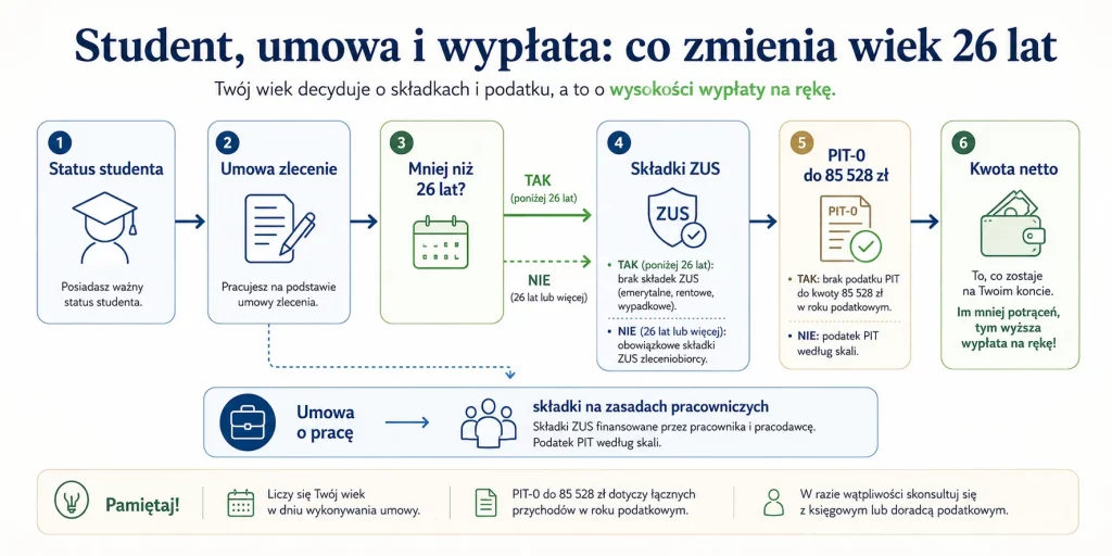 Praca dorywcza dla studenta — gdzie szukać i na jakiej umowie