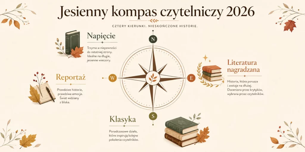 Co czytać jesienią 2026 — lista książek pod koc i herbatę