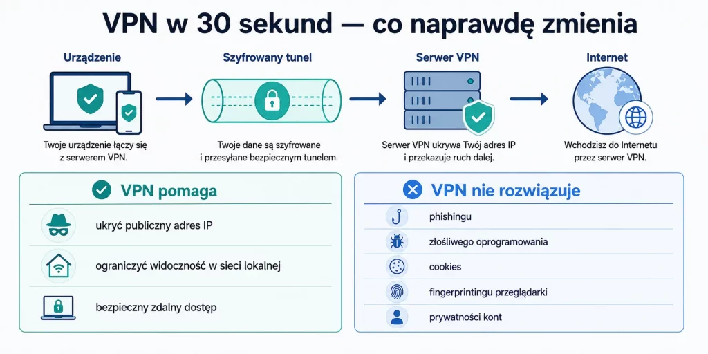 VPN — kiedy naprawdę się przydaje, a kiedy to tylko marketing