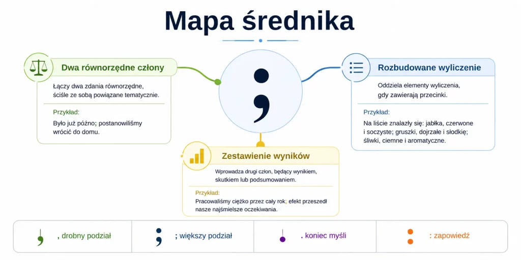Średnik — znak, którego wszyscy się boją (niesłusznie)