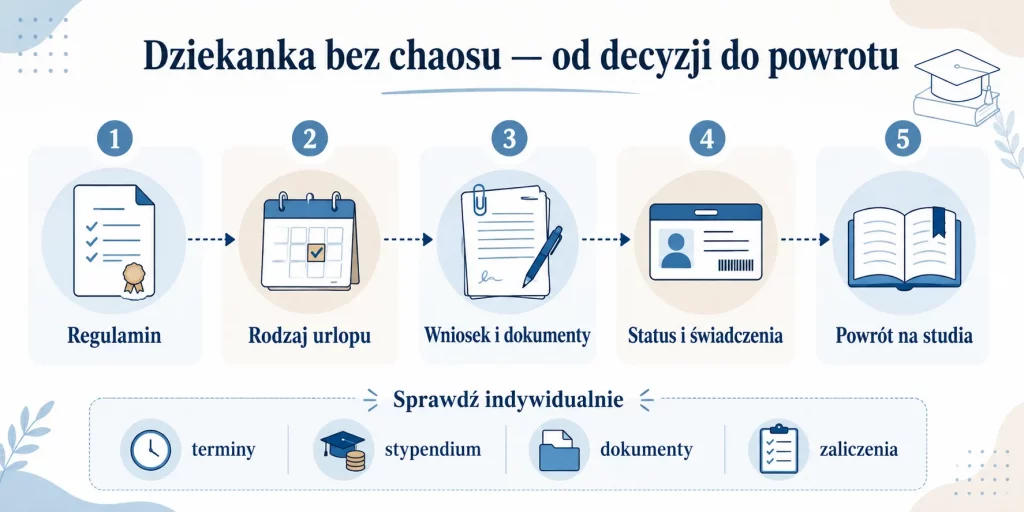 Urlop dziekański — pauza od studiów, która nie jest porażką