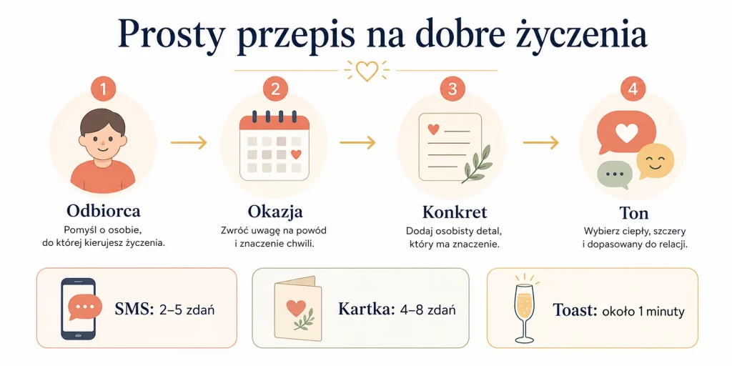 Jak pisać życzenia — poradnik na każdą okazję (z przykładami)