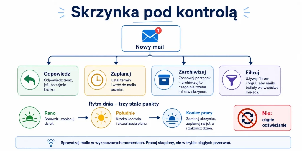 Porządek w Gmailu — inbox zero bez obsesji